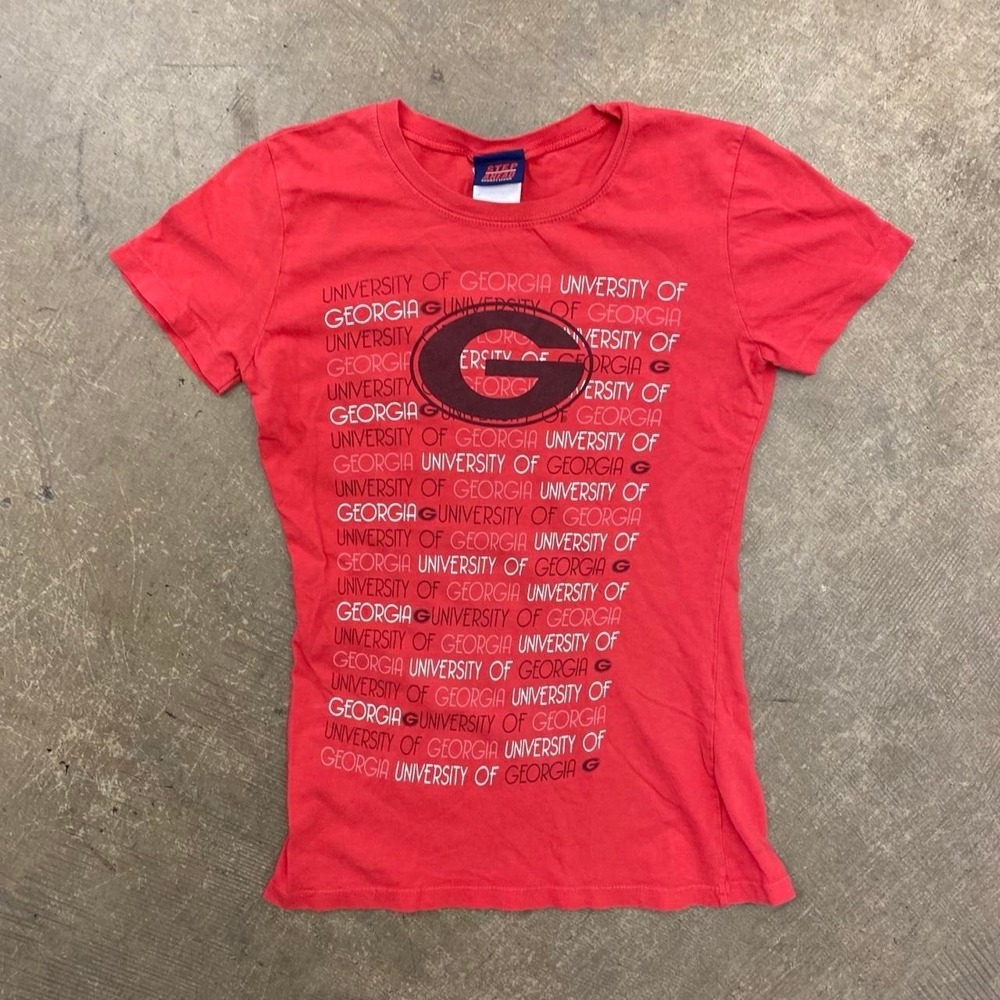 Vintage Y2K University of Georgia Bulldogs College Womens Top Shirt Size M
